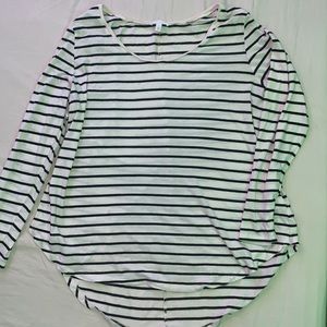 Women’s Flowy Striped Long Sleeve Size XL